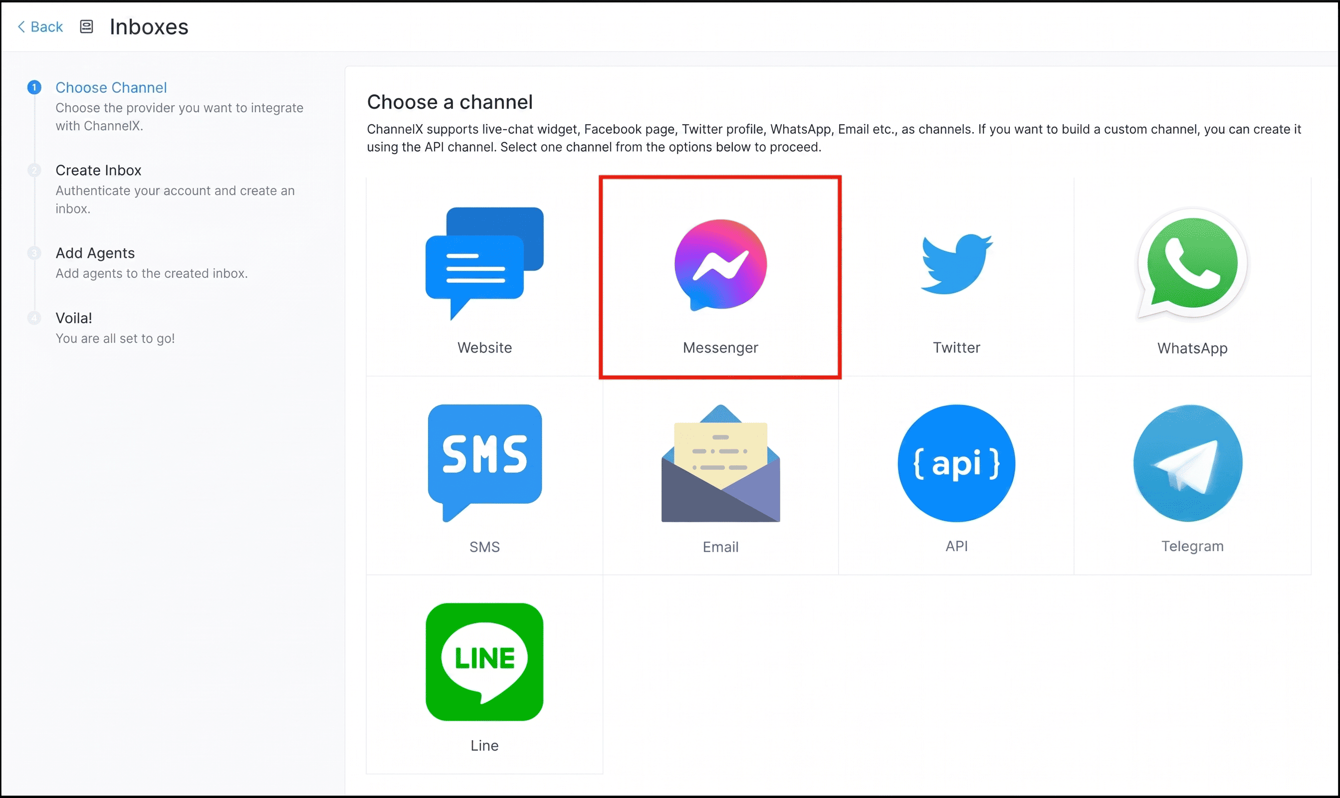 The Instagram via Facebook inbox in ChannelX