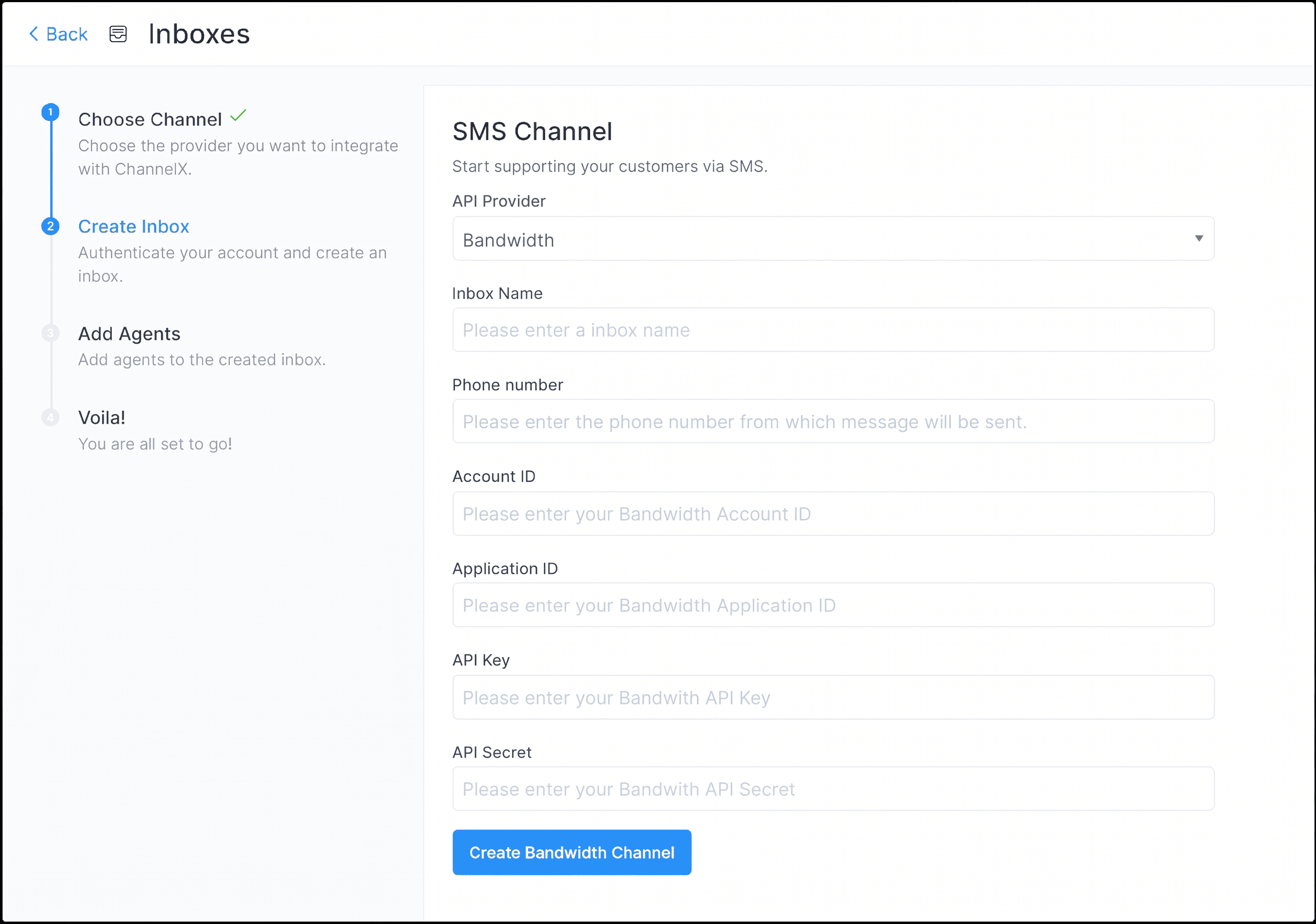 Creating an SMS inbox with Bandwidth