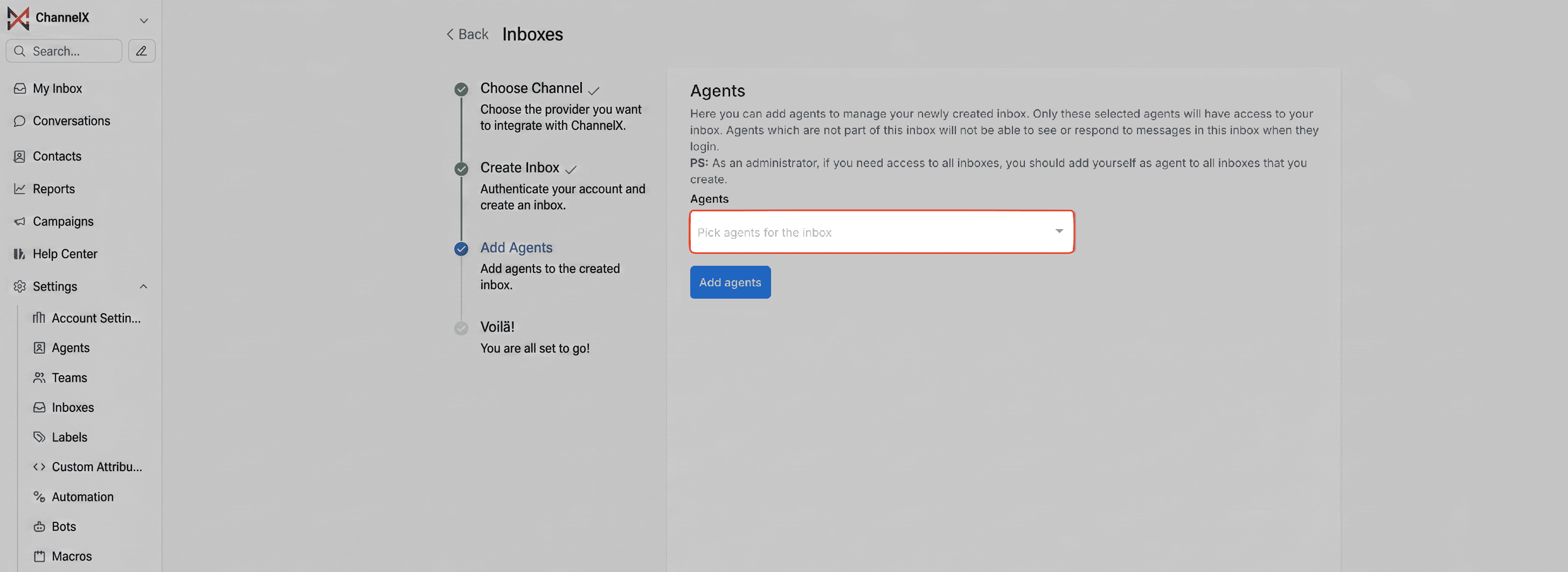 Adding agents to the Twilio WhatsApp inbox