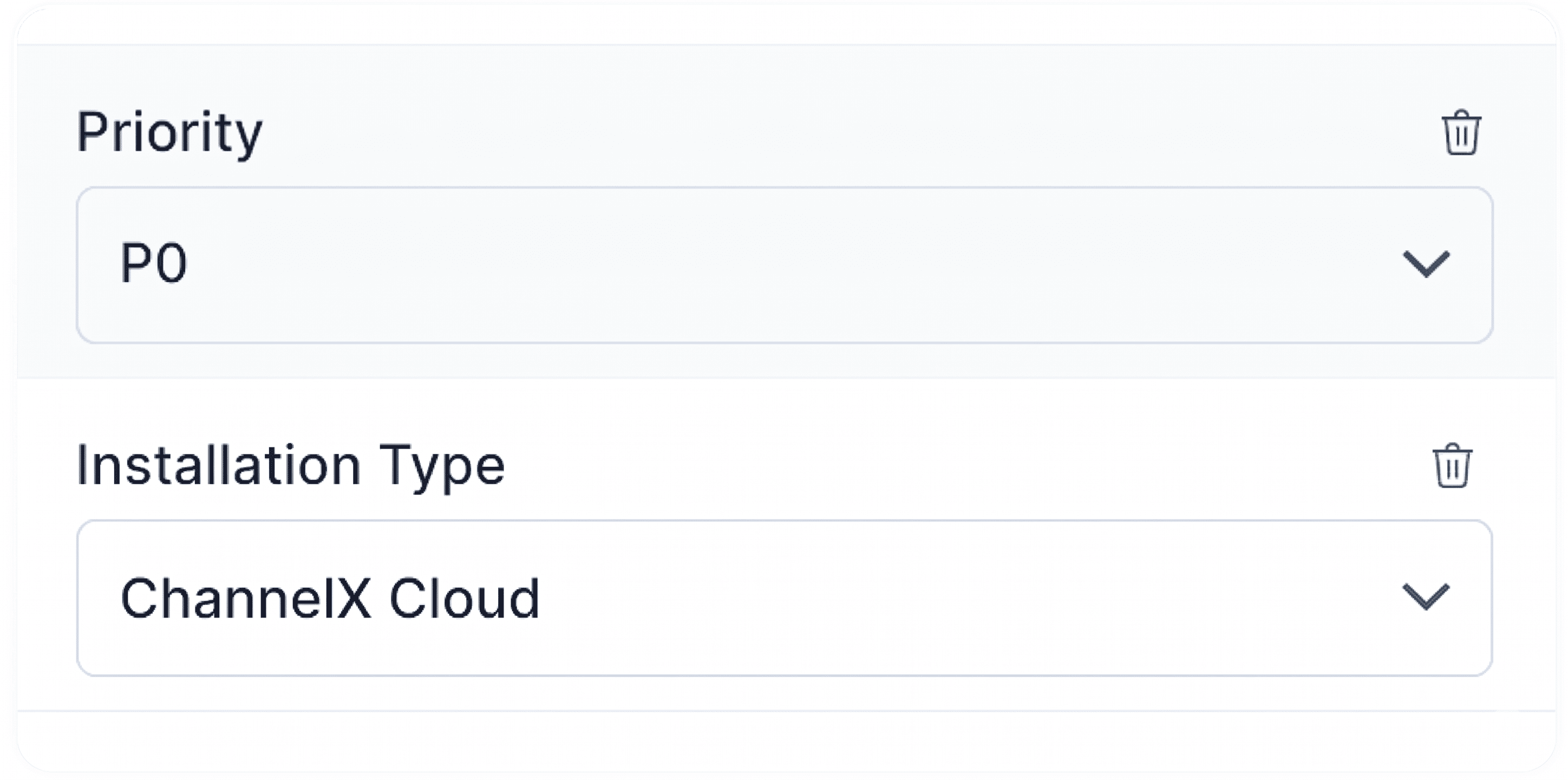 Populating a custom attribute in a conversation
