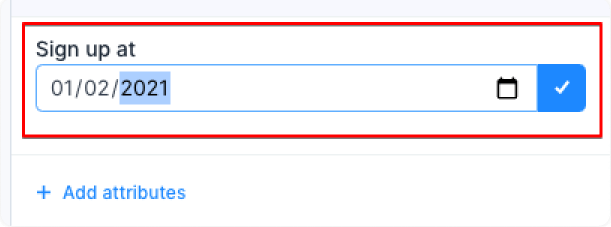 Populating a custom attribute value